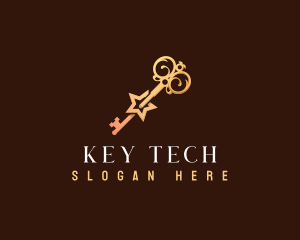 Star Key Lock logo design