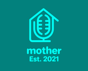 Entertainment - Home Podcast Record logo design