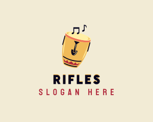 Traditional - African Conga Drum Musical logo design