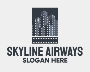 Film Tower Buildings  logo design