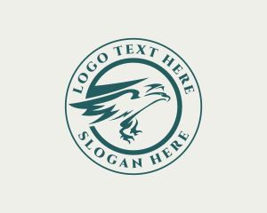 Falcon - Flying Eagle Aviary logo design