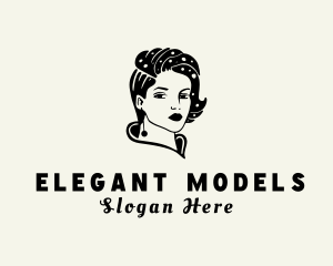Modeling - Woman Fashion Earring logo design