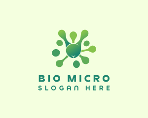 Microbiology - Genetic Virus Laboratory logo design