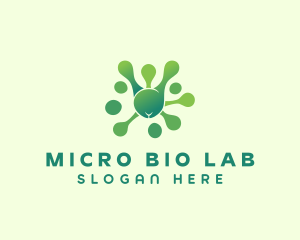 Genetic Virus Laboratory logo design