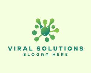 Virus - Genetic Virus Laboratory logo design