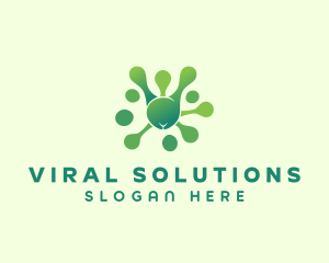 Genetic Virus Laboratory logo design