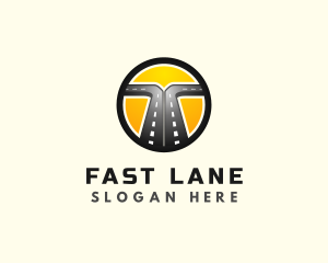 Highway - Logistics Road Highway logo design