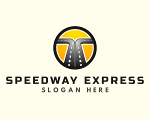 Freeway - Logistics Road Highway logo design