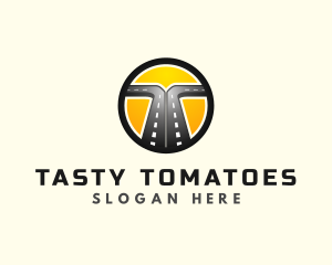 Logistics Road Highway logo design