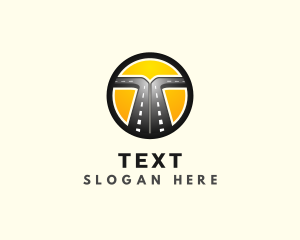 Logistics Road Highway logo design