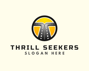 Logistics Road Highway logo design