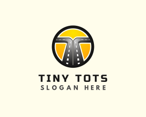 Logistics Road Highway logo design