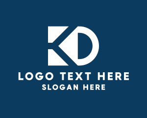 Letter Kd - Modern Technology Business logo design
