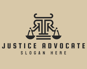 Plaintiff - Law Firm Letter R logo design