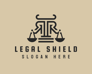 Defendant - Law Firm Letter R logo design