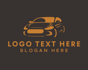 Auto - Car Rideshare Trip logo design