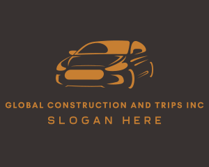 Car Rideshare Trip logo design
