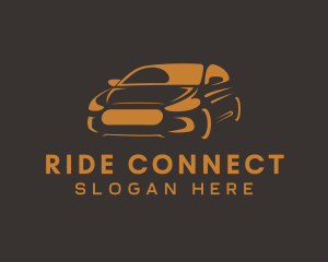 Rideshare - Car Rideshare Trip logo design