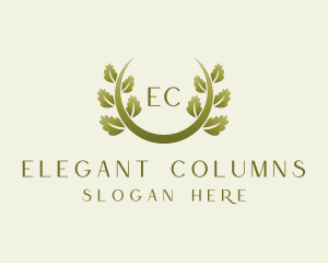 Elegant Vine Foliage logo design