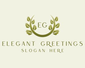 Elegant Vine Foliage logo design