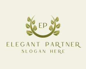 Elegant Vine Foliage logo design