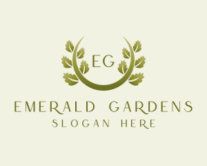 Elegant Vine Foliage logo design