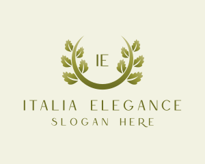 Elegant Vine Foliage logo design