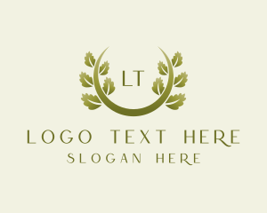 Wreath - Elegant Vine Foliage logo design