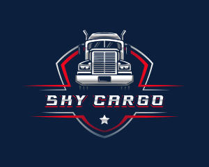 Truck Transport Express logo design