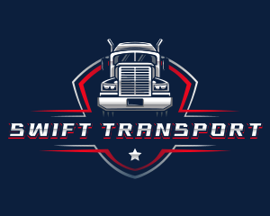 Truck Transport Express logo design