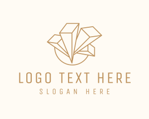 Ruby - Crystal Gem Jewelry logo design