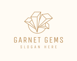 Crystal Gem Jewelry logo design