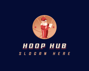 Basketball Sports Coach logo design