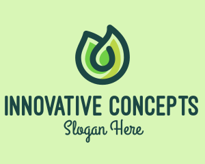 Unique - Environmental Nature Leaf logo design