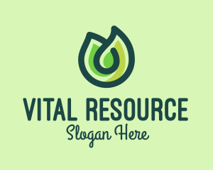 Resource - Environmental Nature Leaf logo design