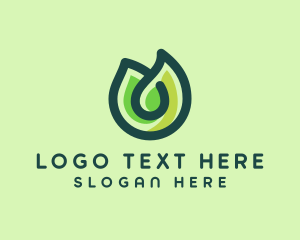 Unique - Environmental Nature Leaf logo design