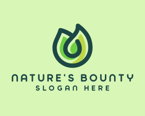 Environmental Nature Leaf logo design