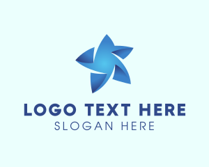 Star - Spiral Star Marketing logo design