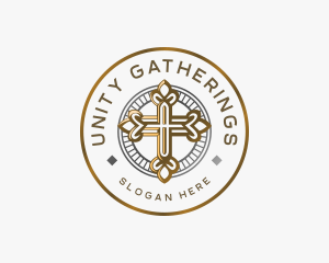 Congregation - Religious Christian Cross logo design
