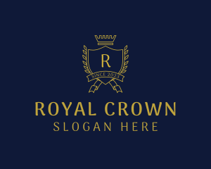 Royal - Royal Crown Shield logo design