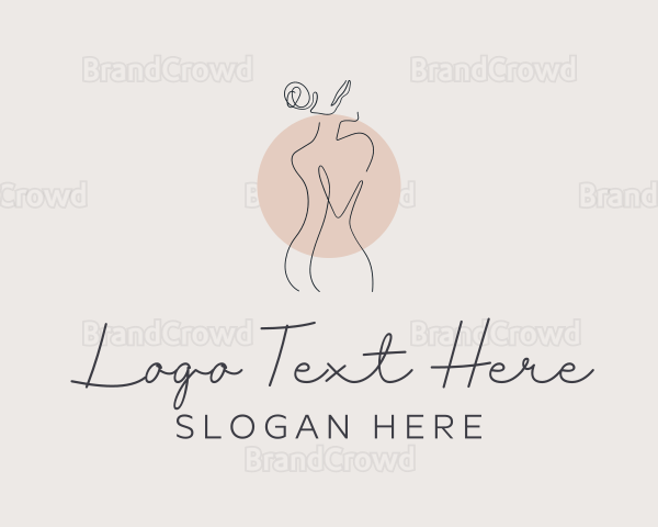 Nude Female Body Logo