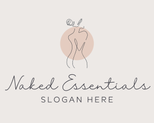 Bare - Nude Female Body logo design