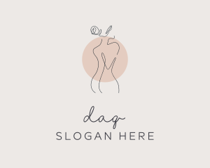 Wellness - Nude Female Body logo design