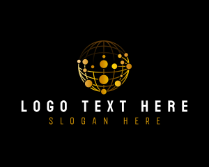 Web - Globe Network Technology logo design