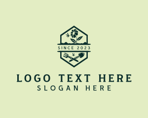 Garden - Landscaping Flower Garden logo design