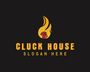 Chicken - Chicken Flame Grill logo design
