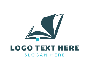 Reading - Education Book App logo design