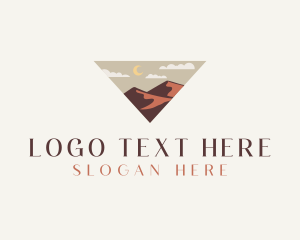 Triangle - Triangle Desert Mountain logo design