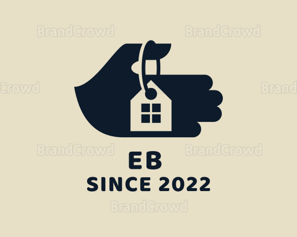 Real Estate Broker Hand Logo