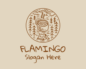 Camping Grounds - Rustic Coffee Camp logo design